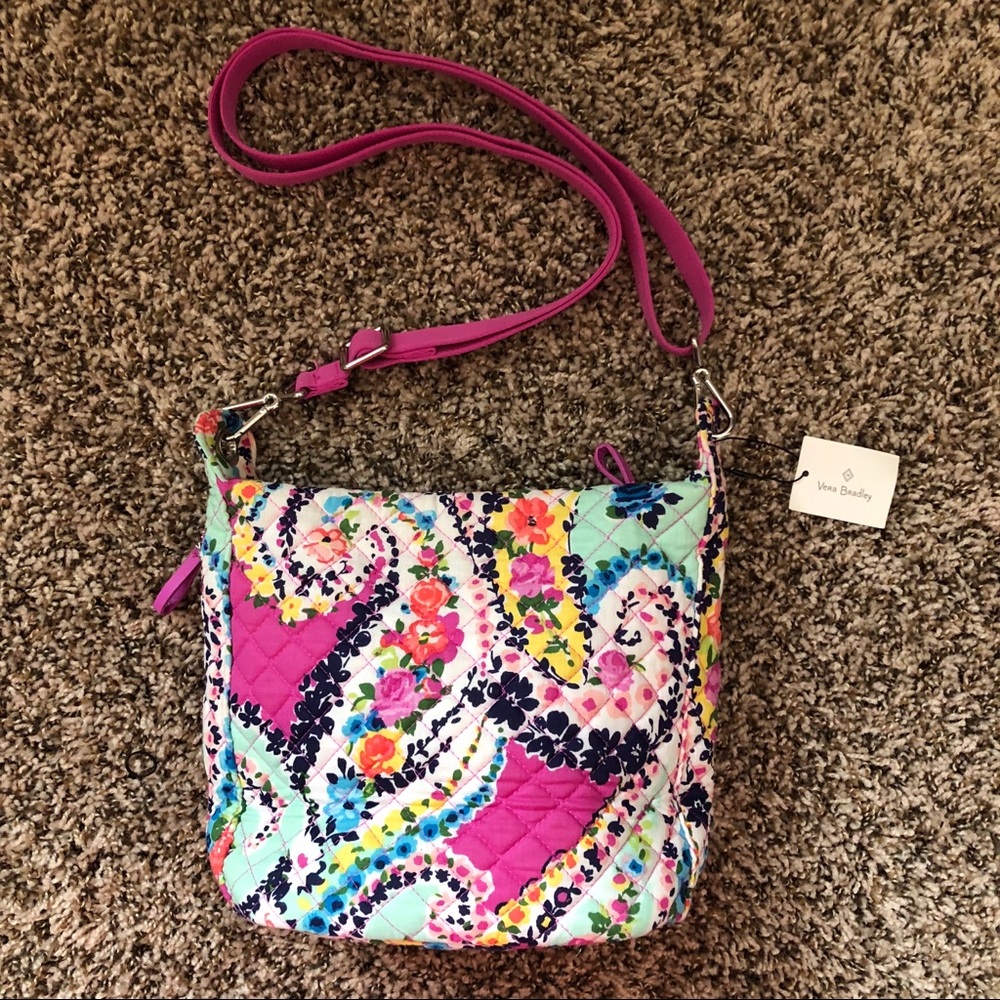 Wildflower Paisley Carson Mini Hobo Crossbody